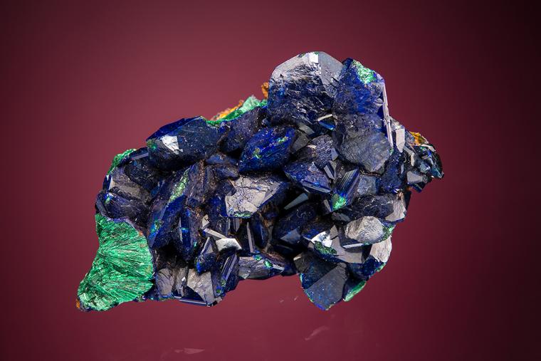 AZURITE coating MALACHITE after AZURITE