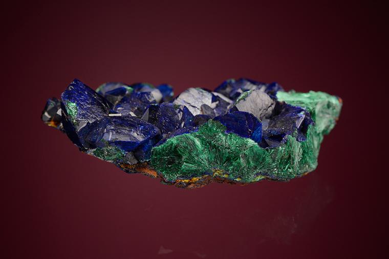 AZURITE coating MALACHITE after AZURITE