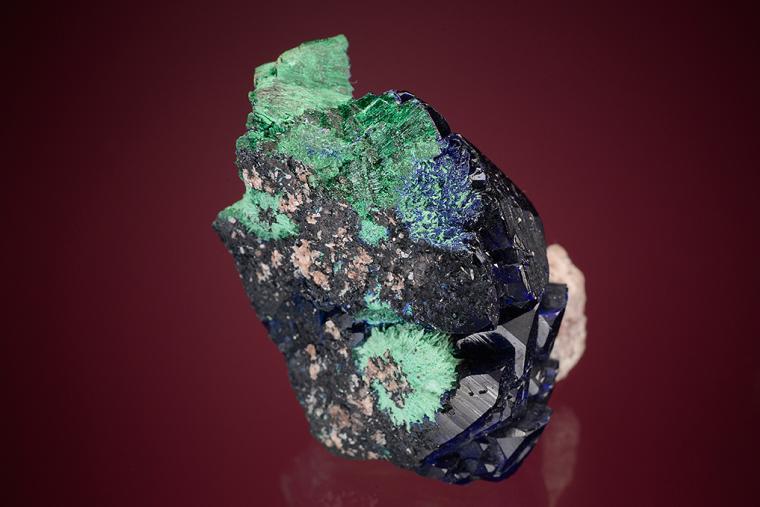 AZURITE coating MALACHITE after AZURITE