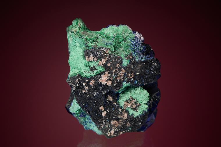 AZURITE coating MALACHITE after AZURITE