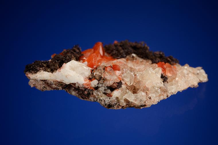 COPPER on CUPRITE Included CALCITE
