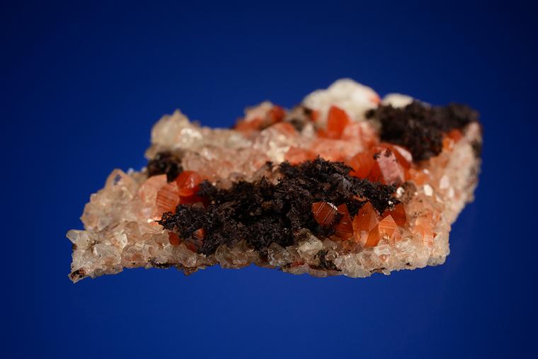 COPPER on CUPRITE Included CALCITE