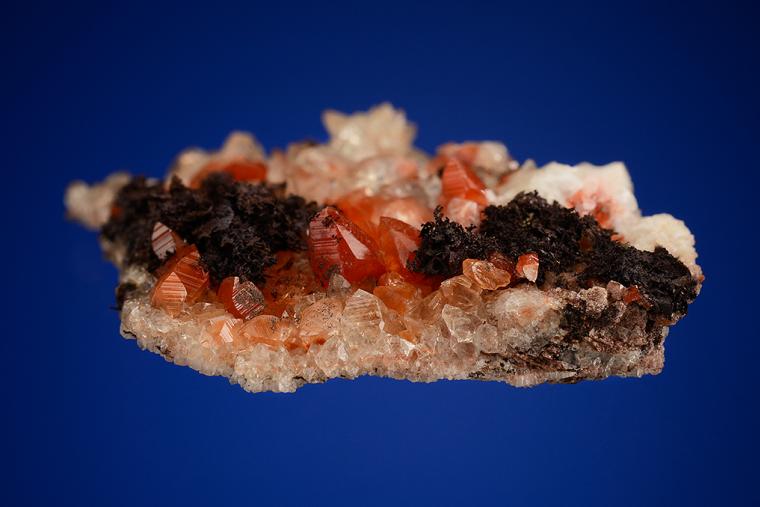 COPPER on CUPRITE Included CALCITE