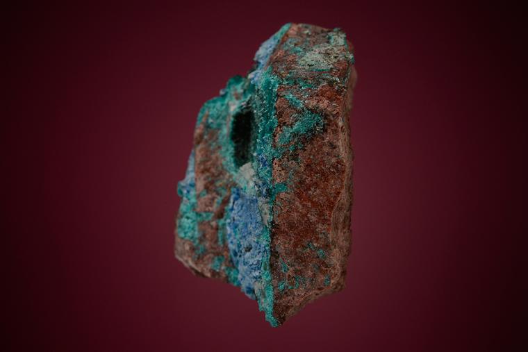 AJOITE with SHATTUCKITE and BARITE
