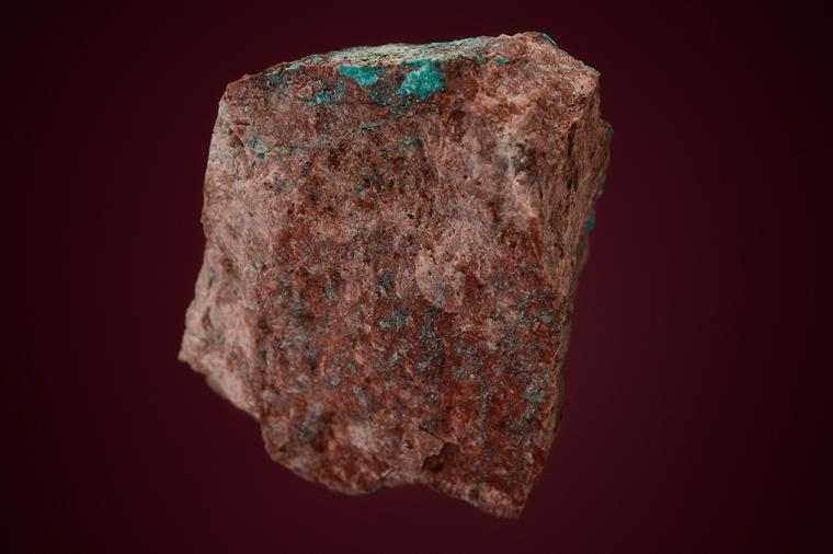 AJOITE with SHATTUCKITE and BARITE