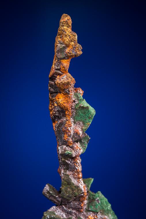 COPPER with CUPRITE and CHRYSOCOLLA
