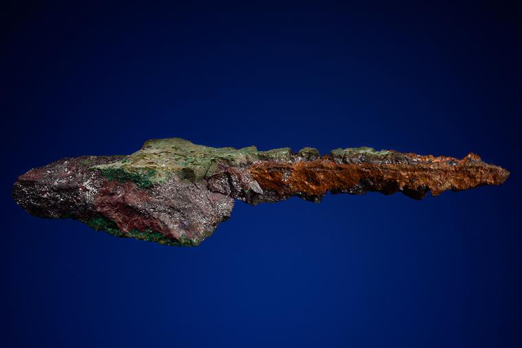 COPPER with CUPRITE and CHRYSOCOLLA