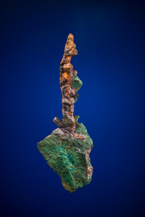COPPER with CUPRITE and CHRYSOCOLLA