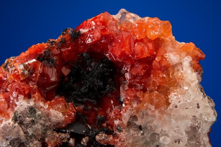 COPPER on CUPRITE included CALCITE