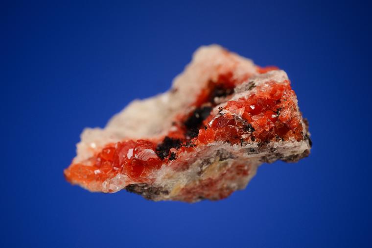 COPPER on CUPRITE included CALCITE
