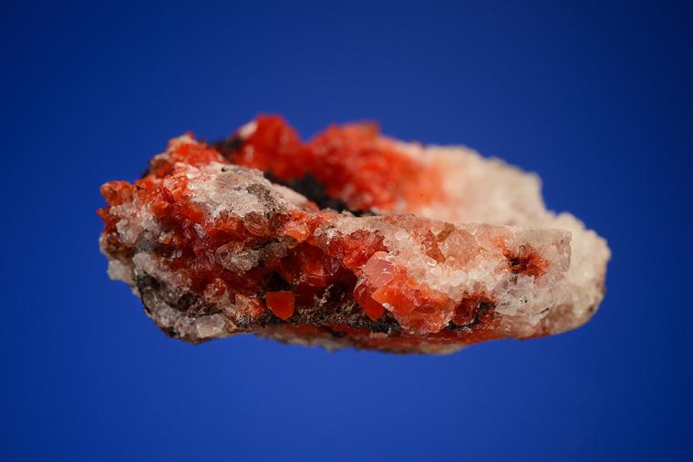 COPPER on CUPRITE included CALCITE