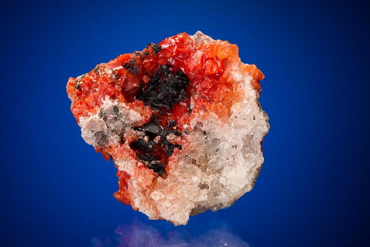 COPPER on CUPRITE included CALCITE