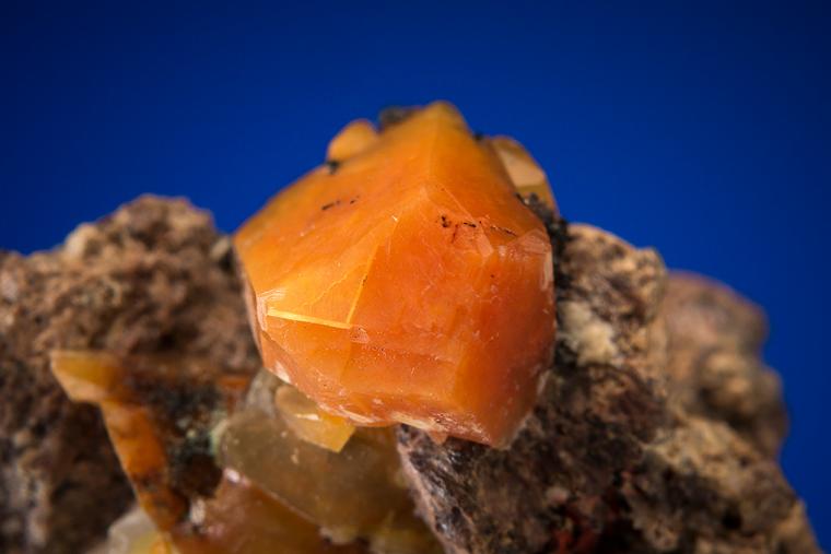 CALCITE with CUPRITE Inclusions