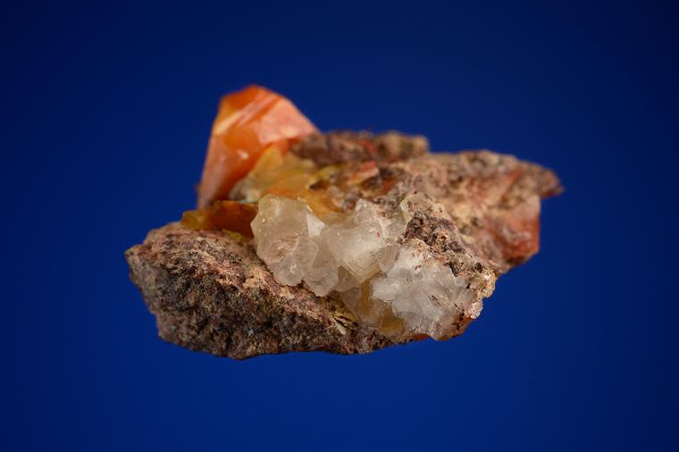 CALCITE with CUPRITE Inclusions