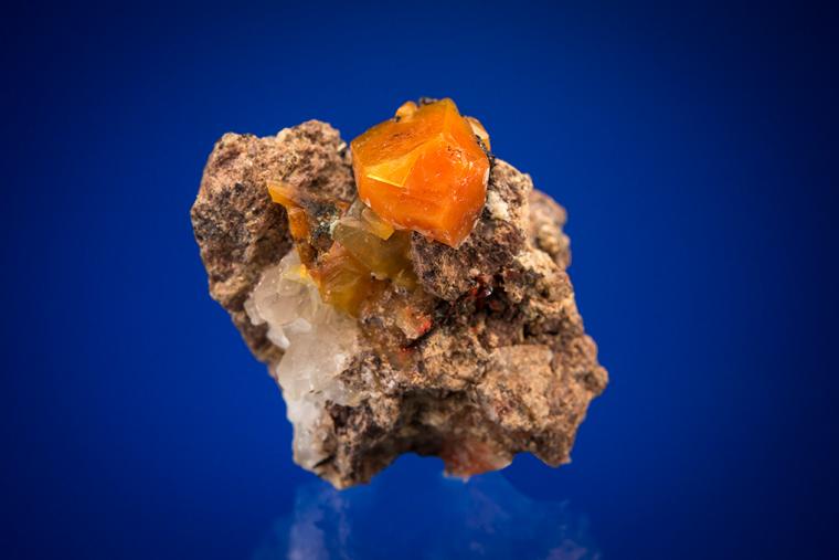 CALCITE with CUPRITE Inclusions