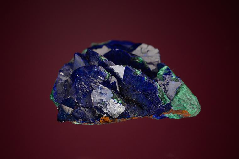 AZURITE coating MALACHITE after AZURITE