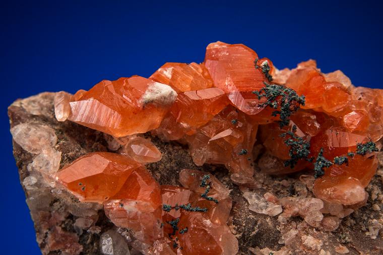 COPPER on CUPRITE included CALCITE