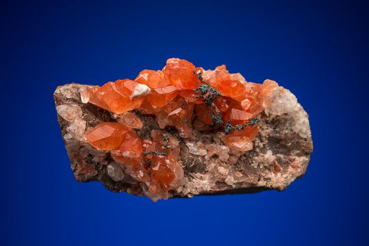COPPER on CUPRITE included CALCITE