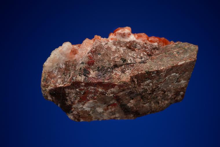 COPPER on CUPRITE included CALCITE