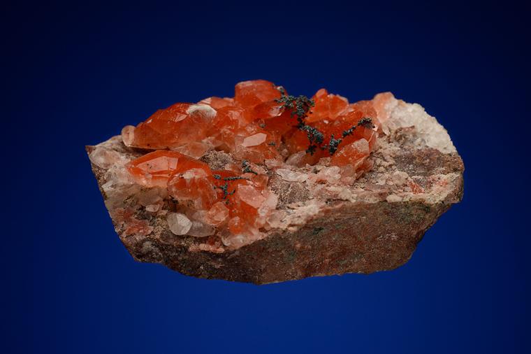 COPPER on CUPRITE included CALCITE