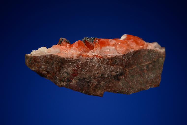 COPPER on CUPRITE included CALCITE