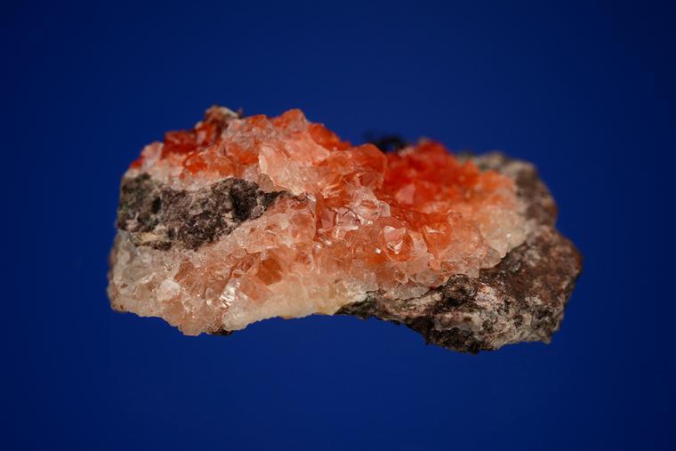 COPPER on CUPRITE included CALCITE