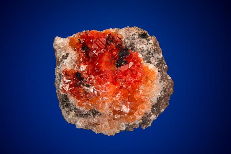 COPPER on CUPRITE included CALCITE