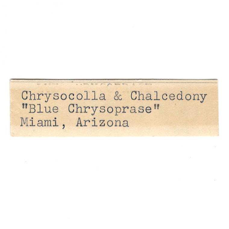 CHRYSOCOLLA var. 