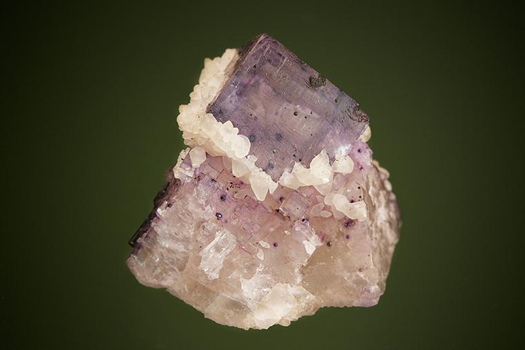 FLUORITE with CALCITE