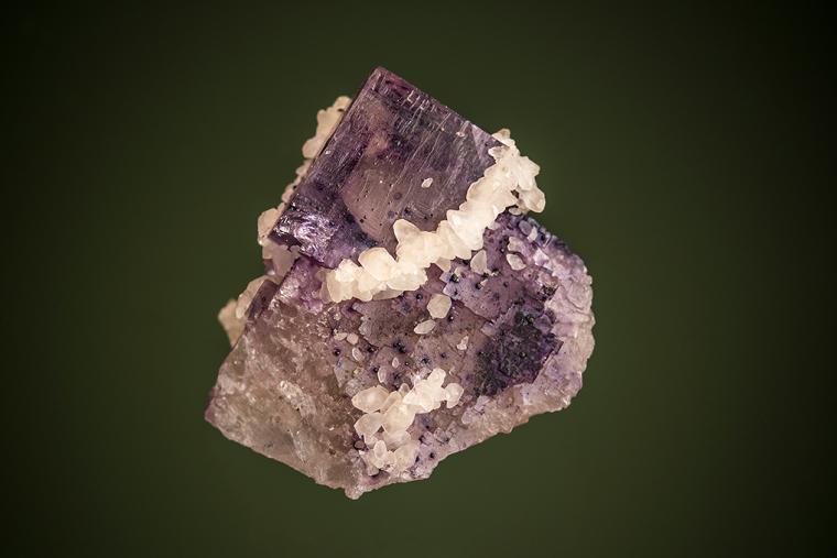 FLUORITE with CALCITE