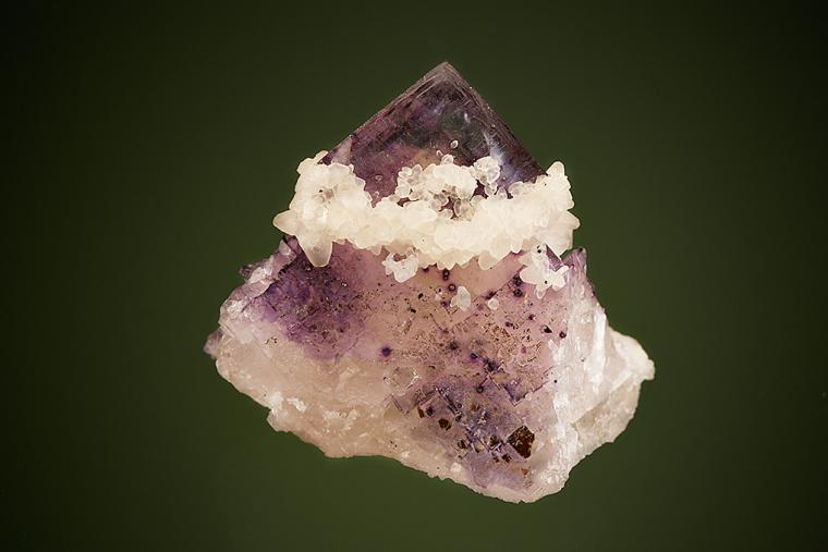 FLUORITE with CALCITE