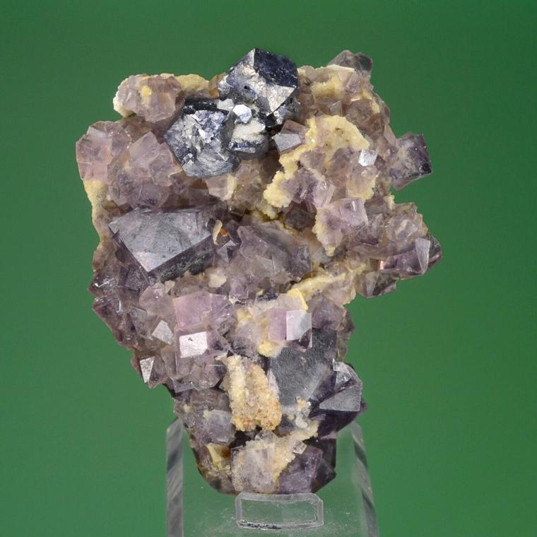 FLUORITE with GALENA and QUARTZ