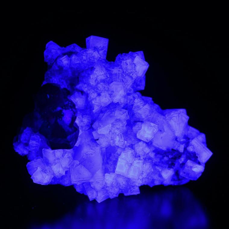 FLUORITE with GALENA and QUARTZ