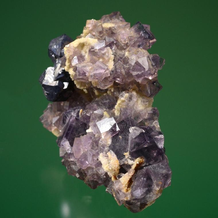 FLUORITE with GALENA and QUARTZ