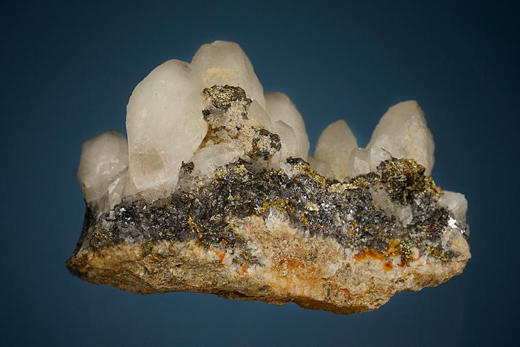 QUARTZ with PYRITE