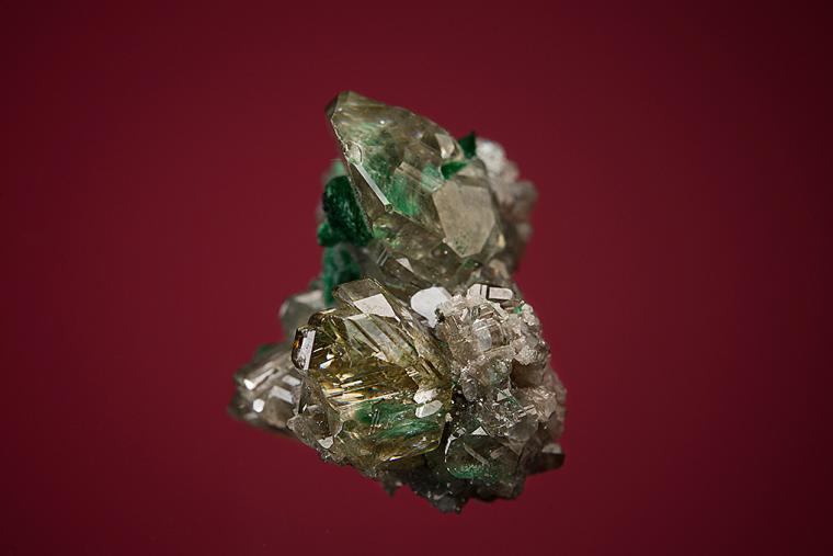 CERUSSITE with MALACHITE