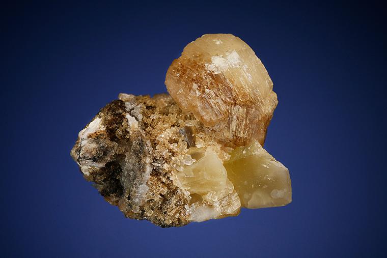 WITHERITE with CALCITE