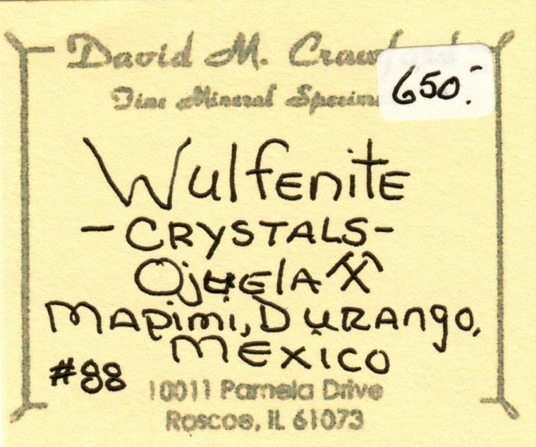 WULFENITE