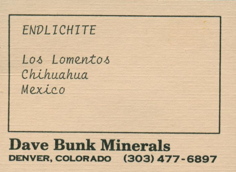 VANADINITE var. Endlichite