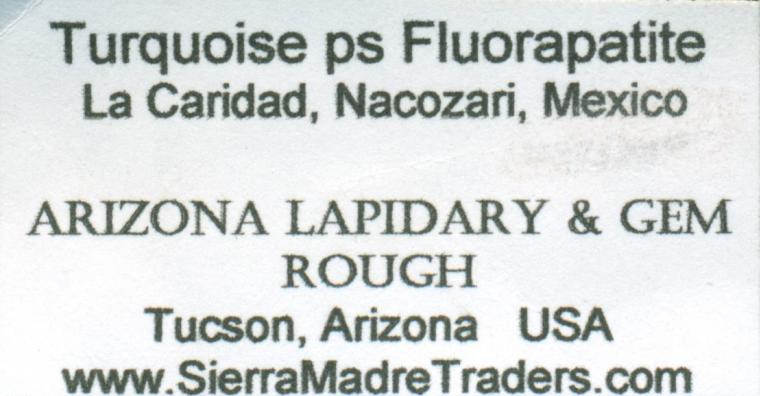 TURQUOISE after APATITE