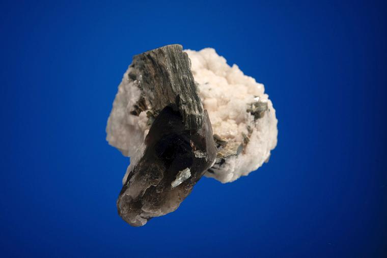 MUSCOVITE with QUARTZ var. Smoky and ALBITE
