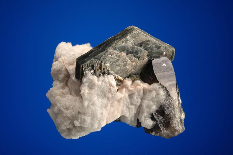 MUSCOVITE with QUARTZ var. Smoky and ALBITE