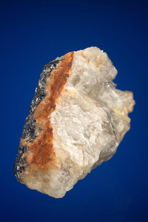 MOLYBDENITE on QUARTZ and BERYL var. Aquamarine