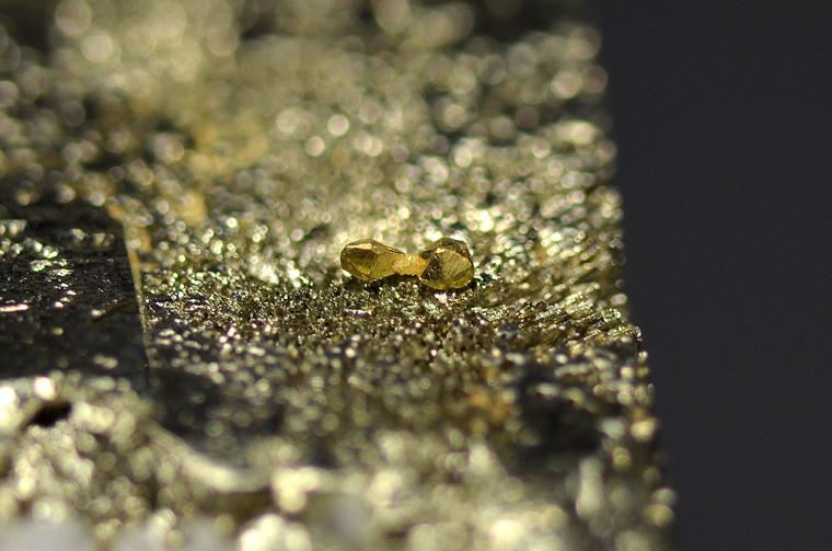 GOLD on PYRITE