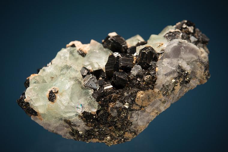 SPHALERITE with FLUORITE