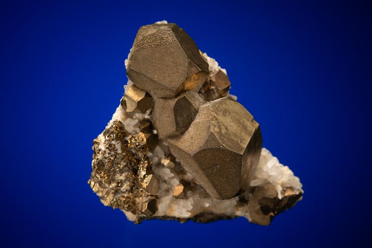 PYRITE on QUARTZ