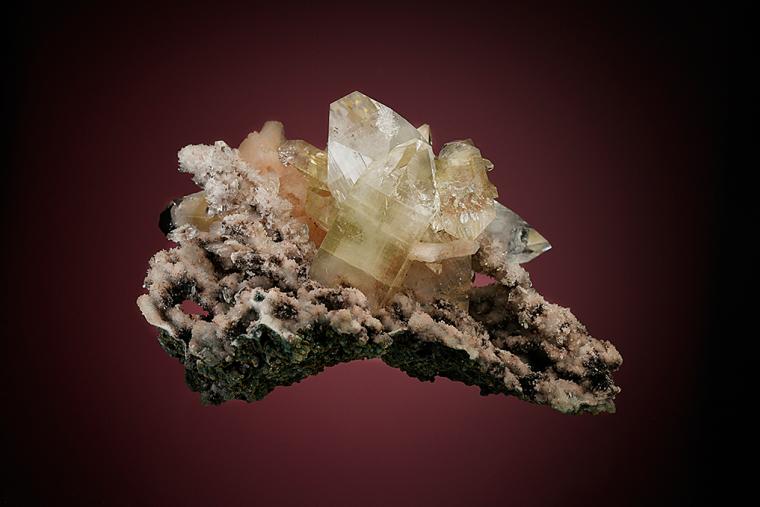 APOPHYLLITE with STILBITE