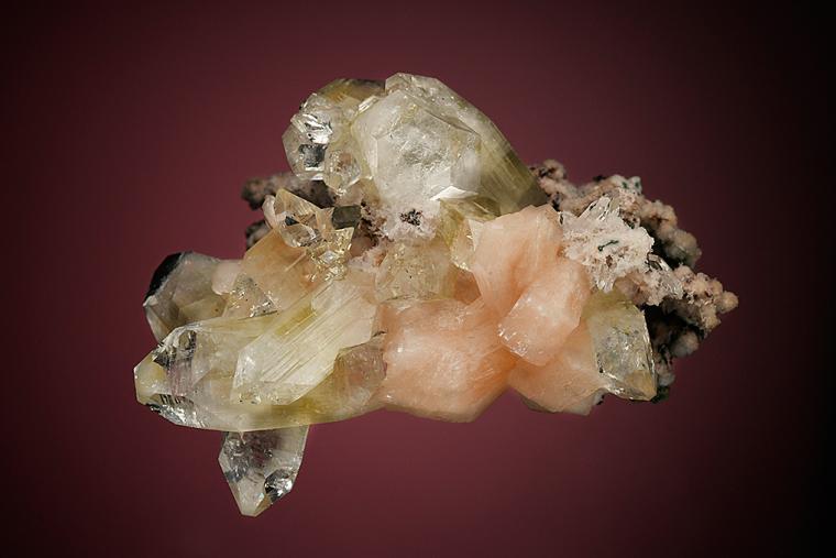 APOPHYLLITE with STILBITE