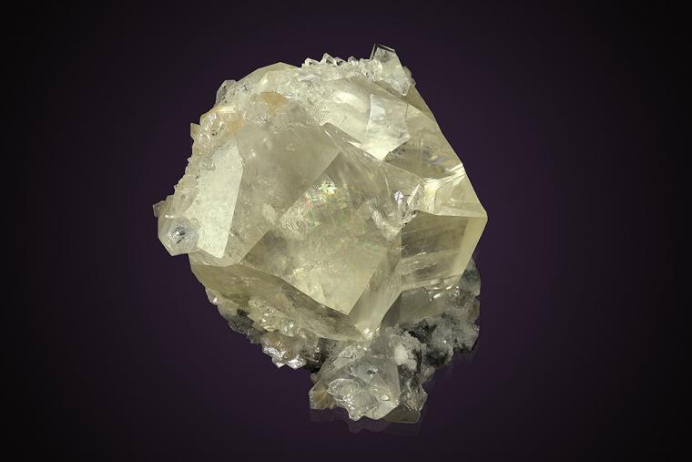 CALCITE with APOPHYLLITE and STILBITE