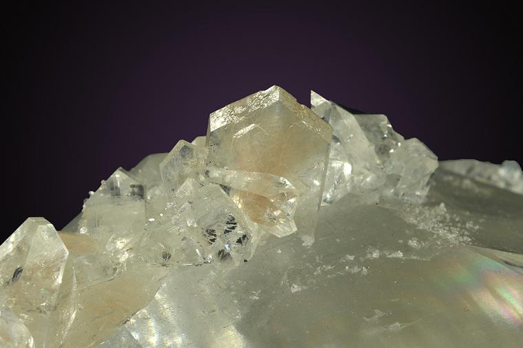 CALCITE with APOPHYLLITE and STILBITE